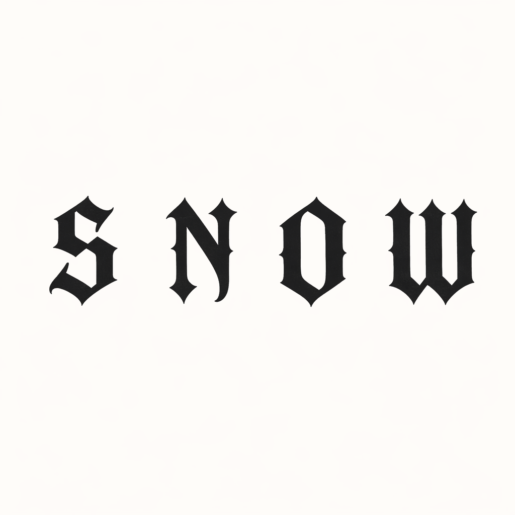 Artistic Study — AI Concept ambigram tattoo concept